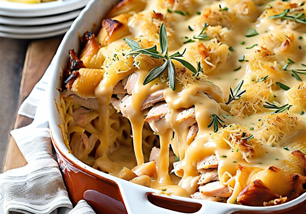 creamy-french-chicken-pasta-bake-1471207290