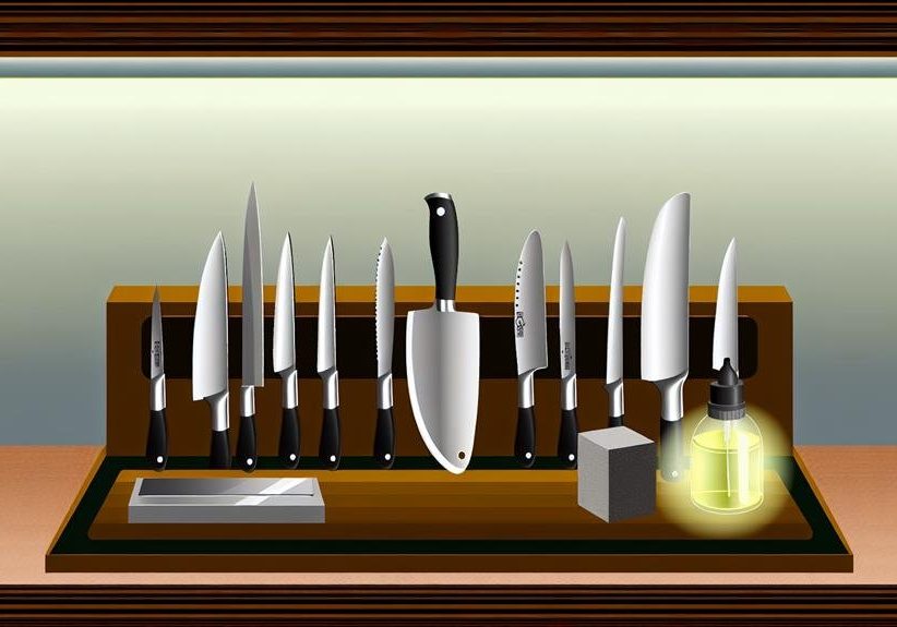 maintaining sharp kitchen knives